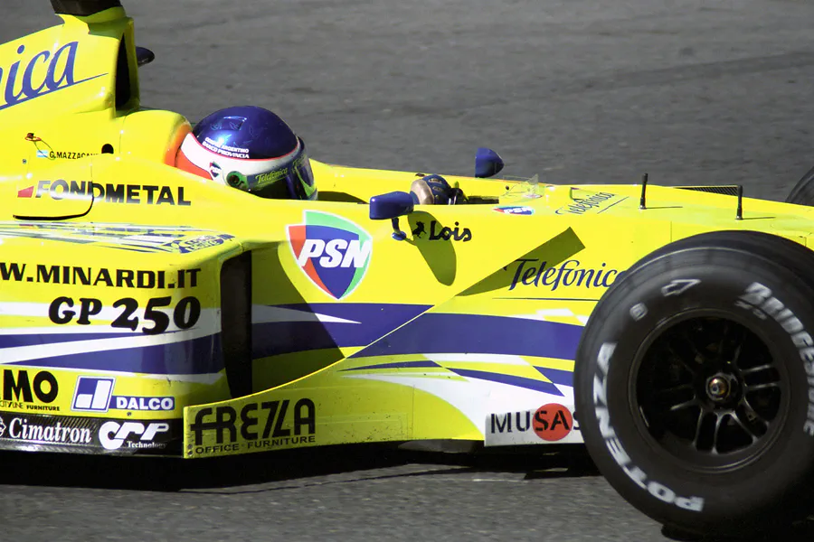 035 | 2000 | Spa-Francorchamps | Minardi-Fondmetal M02 | Gaston Mazzacane | © carsten riede fotografie