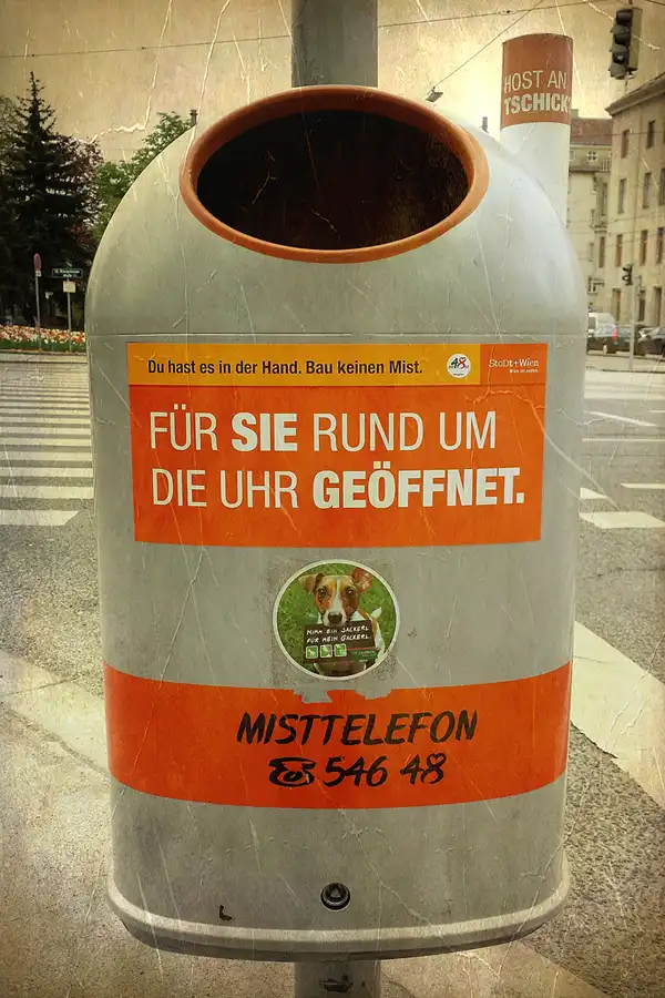 096 | 1900 | wiener abfallwirtschaft | für sie rund um die uhr geöffnet | © carsten riede fotografie