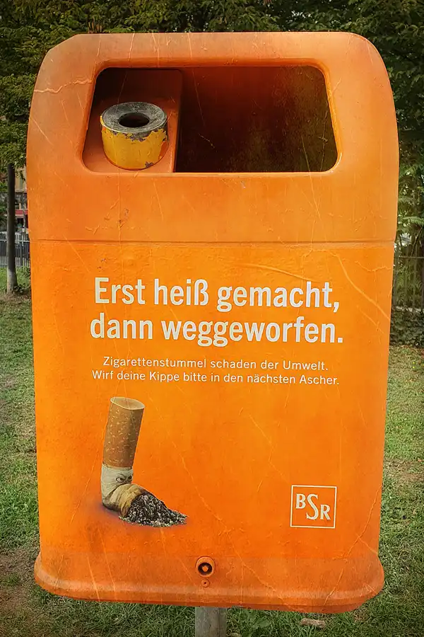 150 | 1900 | bsr – berliner stadtreinigung | erst heiss gemacht, dann weggeworfen. | © carsten riede fotografie