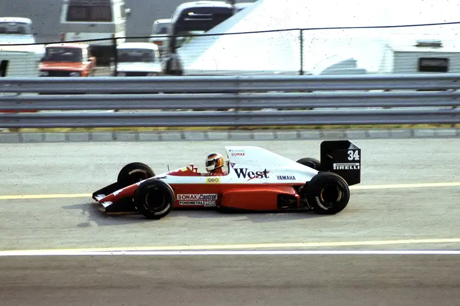 058 | 1989 | Budapest | Zakspeed-Yamaha 891 | Bernd Schneider | © carsten riede fotografie