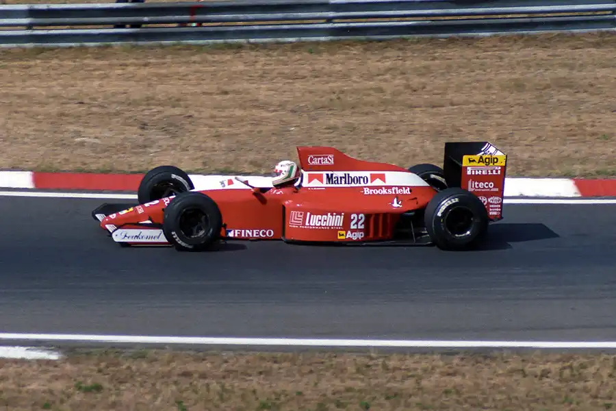 026 | 1990 | Budapest | BMS Dallara-Ford Cosworth 190 | Andrea De Cesaris | © carsten riede fotografie