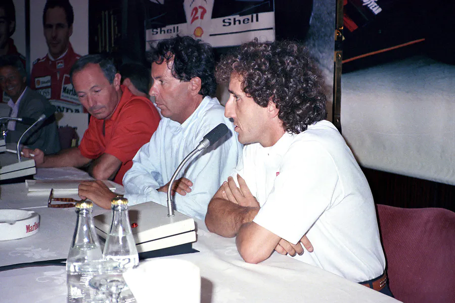 004 | 1990 | Budapest | Cesare Fiorio + Alain Prost | © carsten riede fotografie