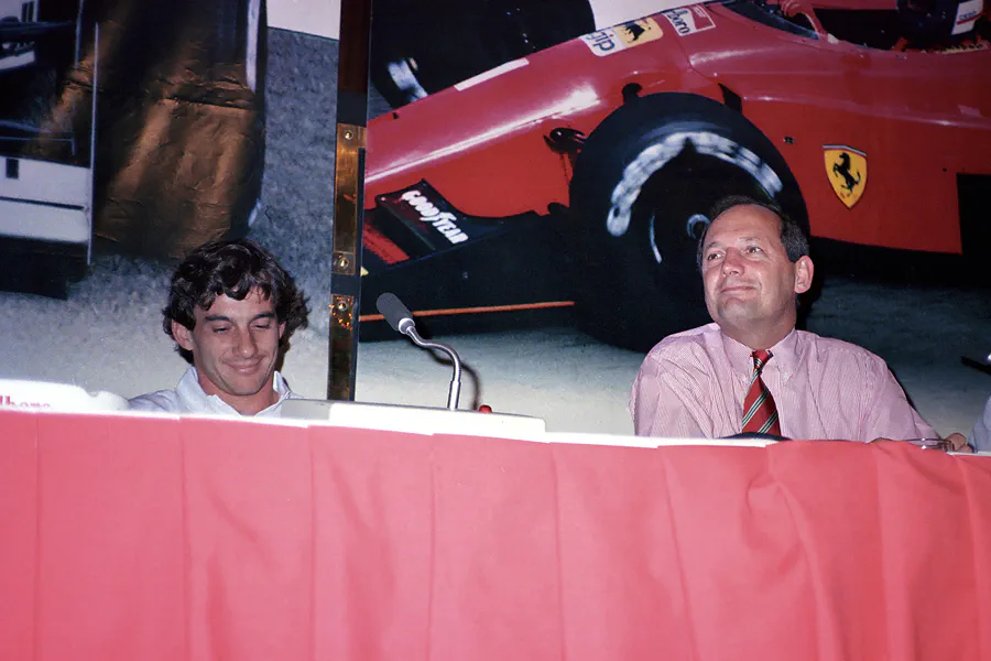 009 | 1990 | Budapest | Ayrton Senna + Ron Dennis | © carsten riede fotografie