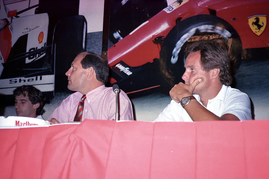 010 | 1990 | Budapest | Ayrton Senna + Ron Dennis + Gerhard Berger | © carsten riede fotografie