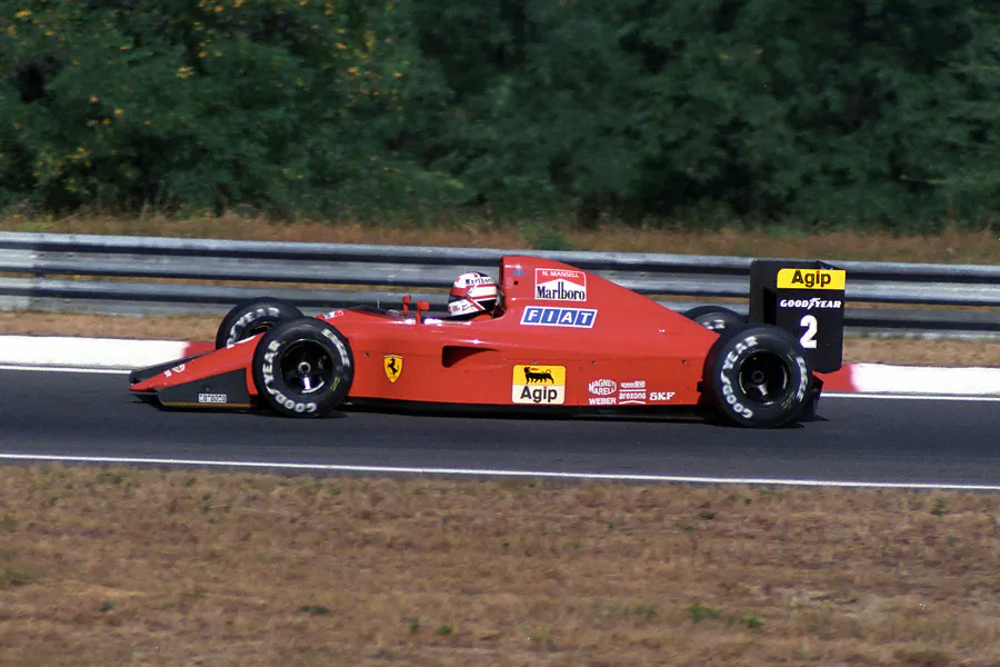 037 | 1990 | Budapest | Ferrari 641/2 | Nigel Mansell | © carsten riede fotografie