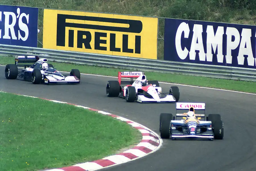 025 | 1991 | Budapest | Brabham-Yamaha BT60Y | Martin Brundle + McLaren-Honda MP4/6 | Gerhard Berger + Williams-Renault FW14 | Nigel Mansell | © carsten riede fotografie