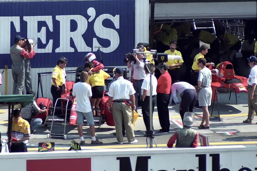 029 | 1991 | Budapest | Ferrari 643 | Jean Alesi | © carsten riede fotografie