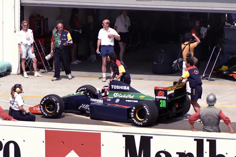 055 | 1991 | Budapest | Lola-Ford Cosworth L91 | Aguri Suzuki | © carsten riede fotografie