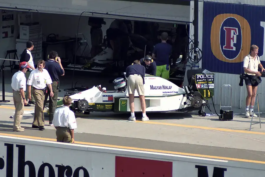 060 | 1991 | Budapest | Lotus-Judd 102B | Mika Hakkinen | © carsten riede fotografie