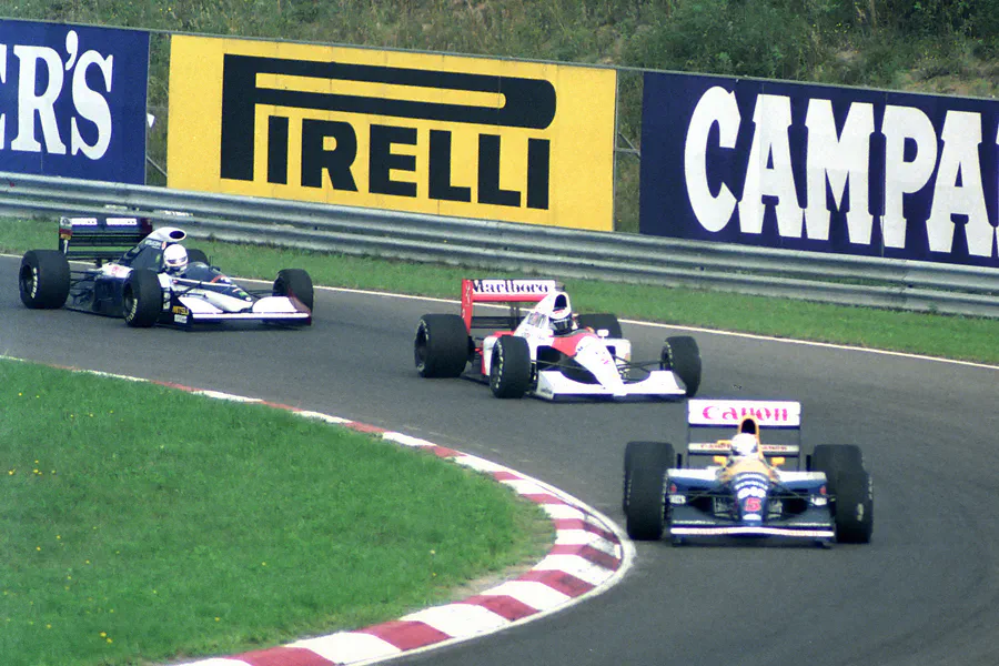 025 | 1991 | Budapest | Brabham-Yamaha BT60Y | Martin Brundle + McLaren-Honda MP4/6 | Gerhard Berger + Williams-Renault FW14 | Nigel Mansell | © carsten riede fotografie