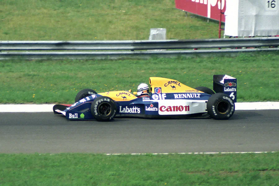083 | 1991 | Budapest | Williams-Renault FW14 | Riccardo Patrese | © carsten riede fotografie