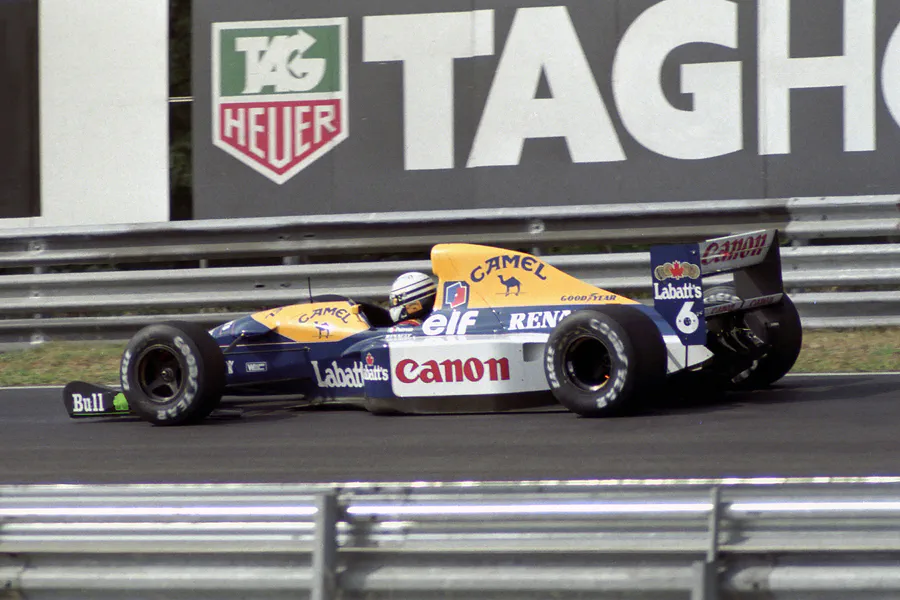 109 | 1992 | Budapest | Williams-Renault FW14B | Riccardo Patrese | © carsten riede fotografie