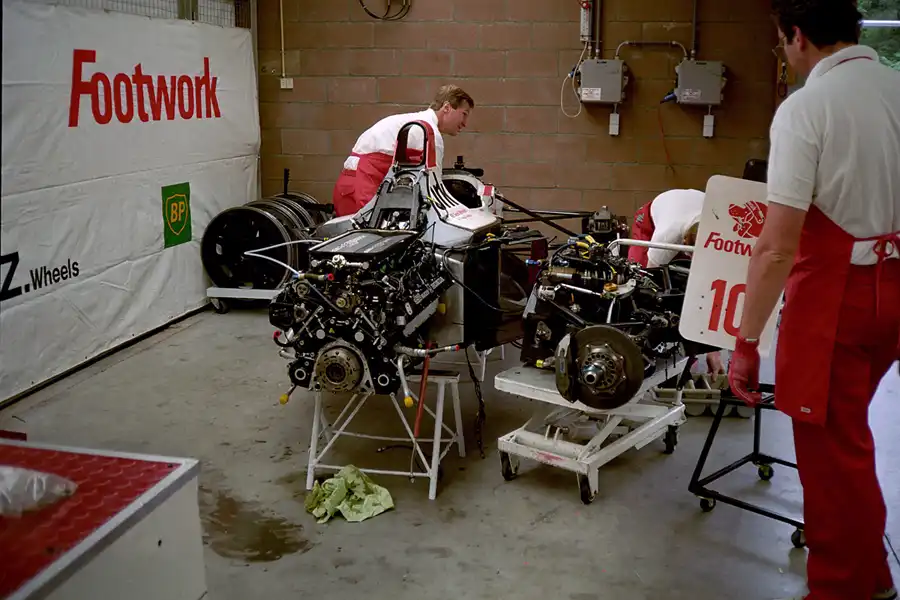 018 | 1993 | Spa-Francorchamps | Footwork-Mugen Honda FA14 | © carsten riede fotografie