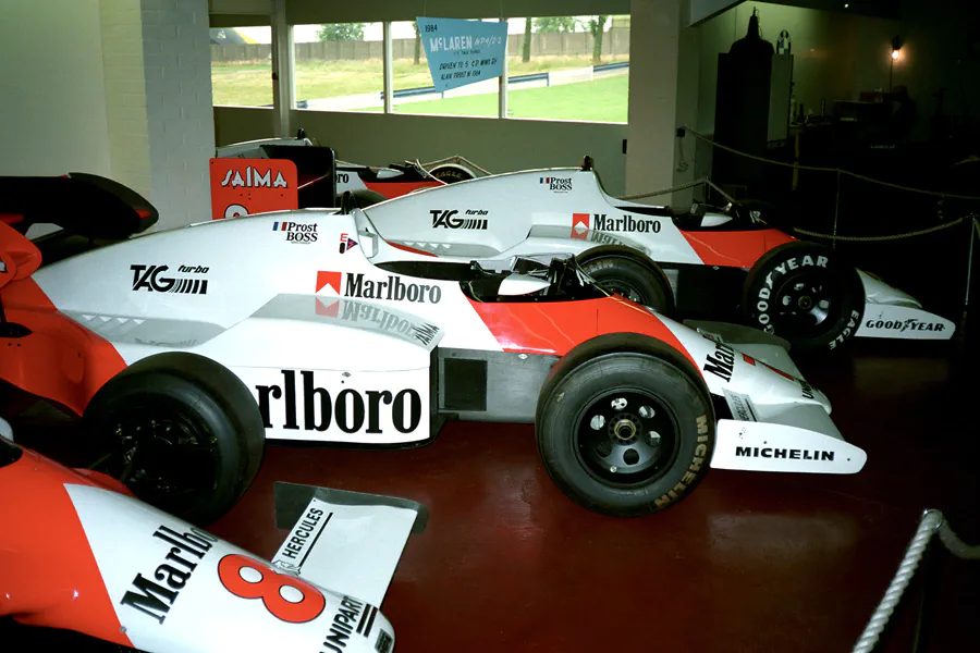 038 | 1994 | Donington | The Donington Collection | McLaren-TAG-Porsche MP4/2 (1984) + McLaren-TAG-Porsche MP4/2B (1985) | © carsten riede fotografie