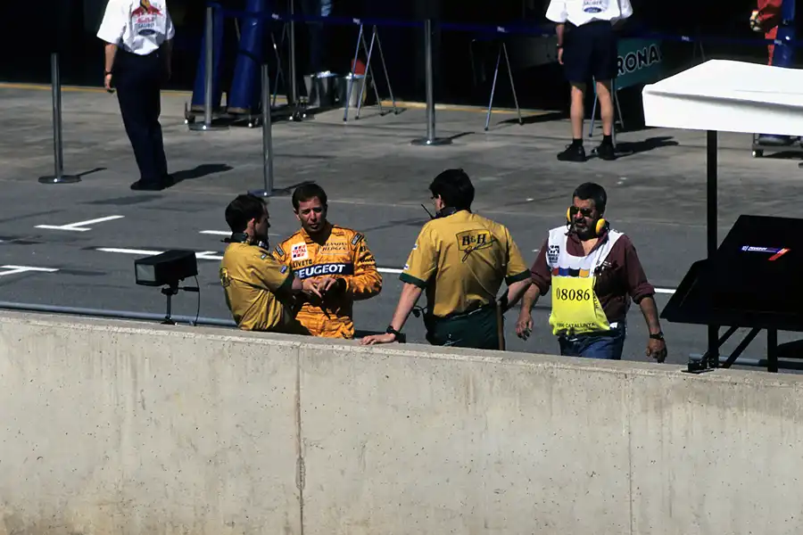 017 | 1996 | Barcelona | Martin Brundle | © carsten riede fotografie