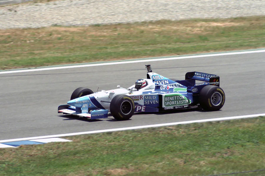 003 | 1996 | Barcelona | Benetton-Renault B196 | Gerhard Berger | © carsten riede fotografie