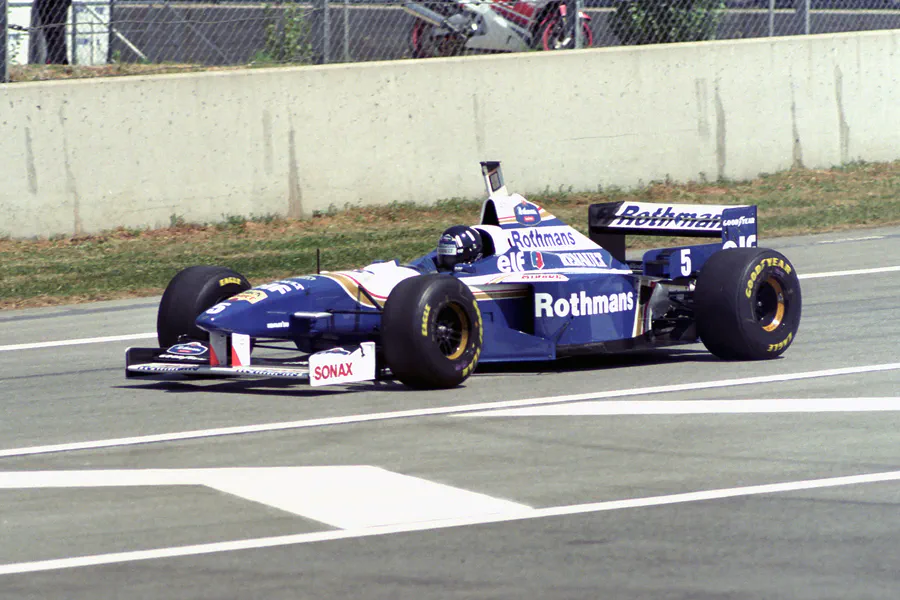 035 | 1996 | Barcelona | Williams-Renault FW18 | Damon Hill | © carsten riede fotografie