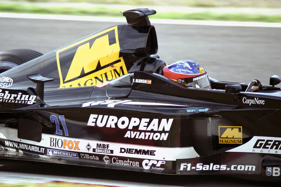 043 | 2001 | Spa-Francorchamps | Minardi-European PS01B | Fernando Alonso | © carsten riede fotografie