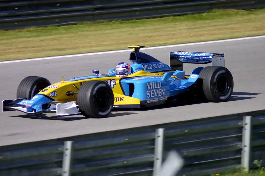 051 | 2003 | Spielberg | Renault R23 | Jarno Trulli | © carsten riede fotografie