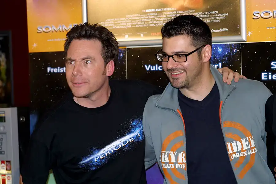 002 | 2004 | Berlin | CinemaxX Potsdamer Platz (T)raumschiff Surprise | Bully Herbig + Rick Kavanian | © carsten riede fotografie