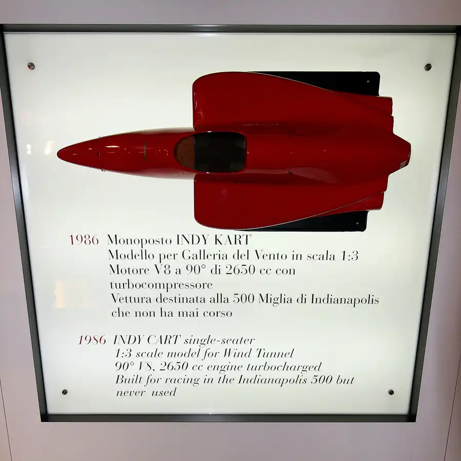 039 | 2006 | Maranello | Galleria Ferrari | Ferrari Indy Cart | © carsten riede fotografie