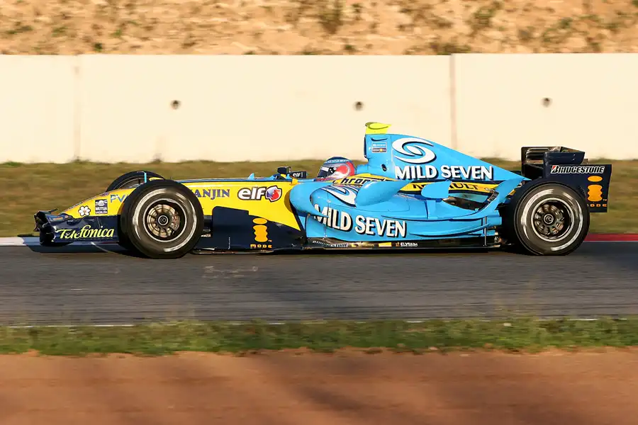 084 | 2006 | Barcelona | Renault R26 | Nelson Piquet Jr. | © carsten riede fotografie