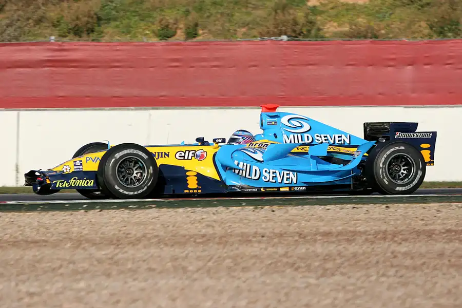 085 | 2006 | Barcelona | Renault R26 Hybrid | Heikki Kovalainen | © carsten riede fotografie