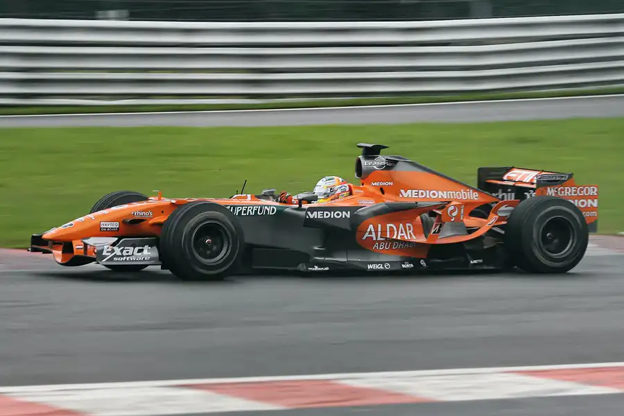 044 | 2007 | Spa-Francorchamps | Spyker-Ferrari F8-VII | Adrian Sutil | © carsten riede fotografie