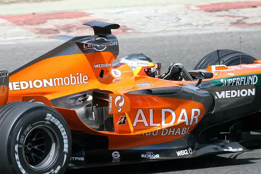 048 | 2007 | Spa-Francorchamps | Spyker-Ferrari F8-VII | Giedo Van der Garde | © carsten riede fotografie