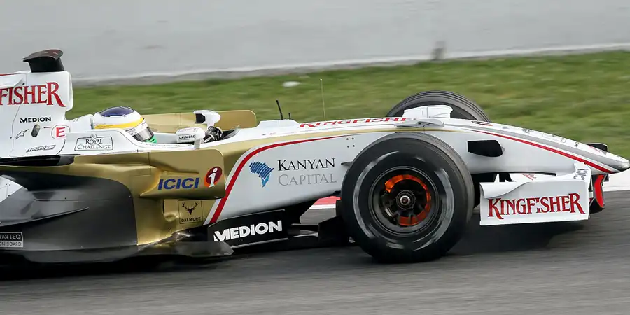 055 | 2008 | Barcelona | Force India-Ferrari VJM01 | Giancarlo Fisichella | © carsten riede fotografie