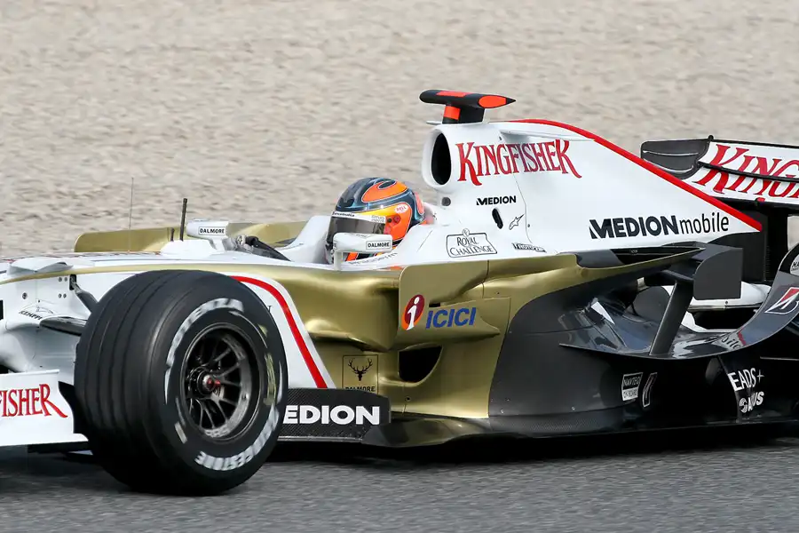 061 | 2008 | Barcelona | Force India-Ferrari VJM01 | Vitantonio Liuzzi | © carsten riede fotografie