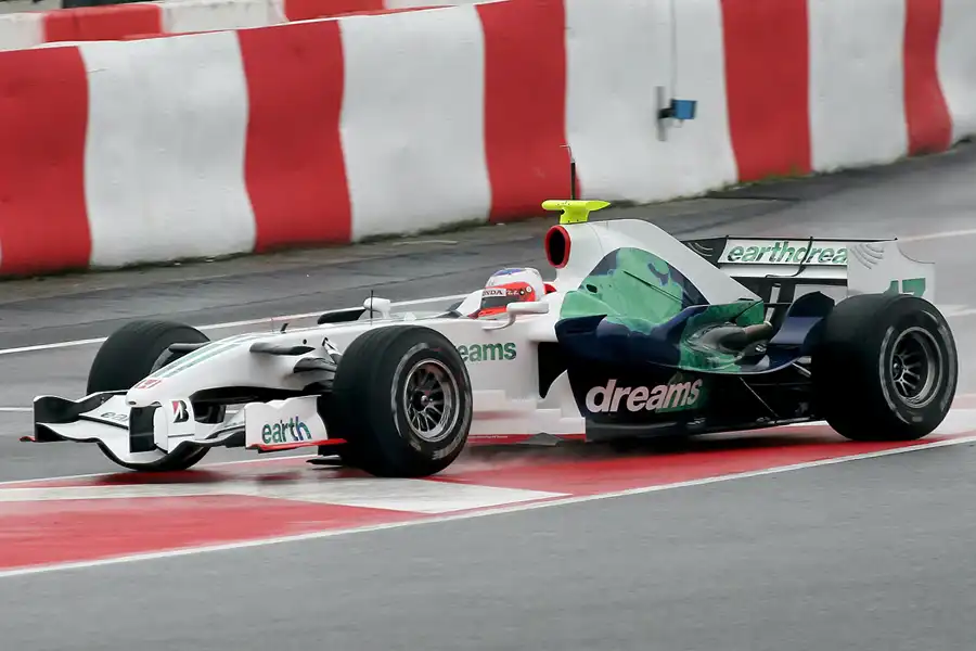 076 | 2008 | Barcelona | Honda RA108 | Rubens Barrichello | © carsten riede fotografie