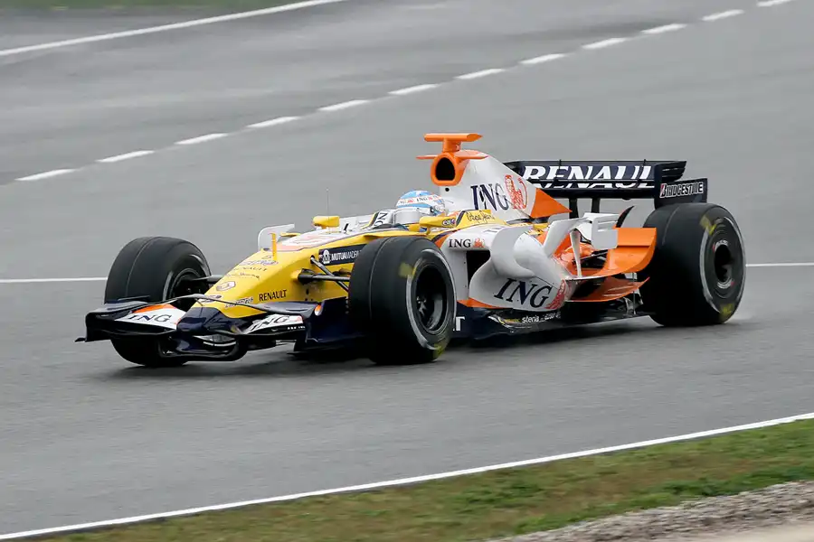 143 | 2008 | Barcelona | Renault R28 | Fernando Alonso | © carsten riede fotografie