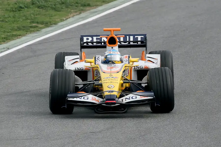 156 | 2008 | Barcelona | Renault R28 | Fernando Alonso | © carsten riede fotografie