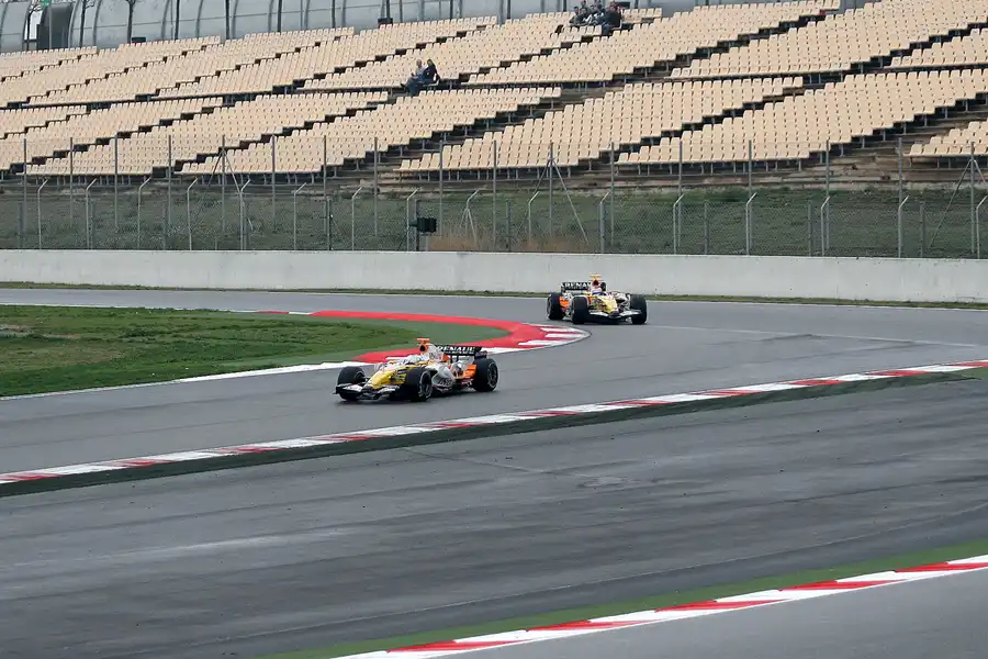 160 | 2008 | Barcelona | Renault R28 | Fernando Alonso + Nelson Piquet Jr. | © carsten riede fotografie