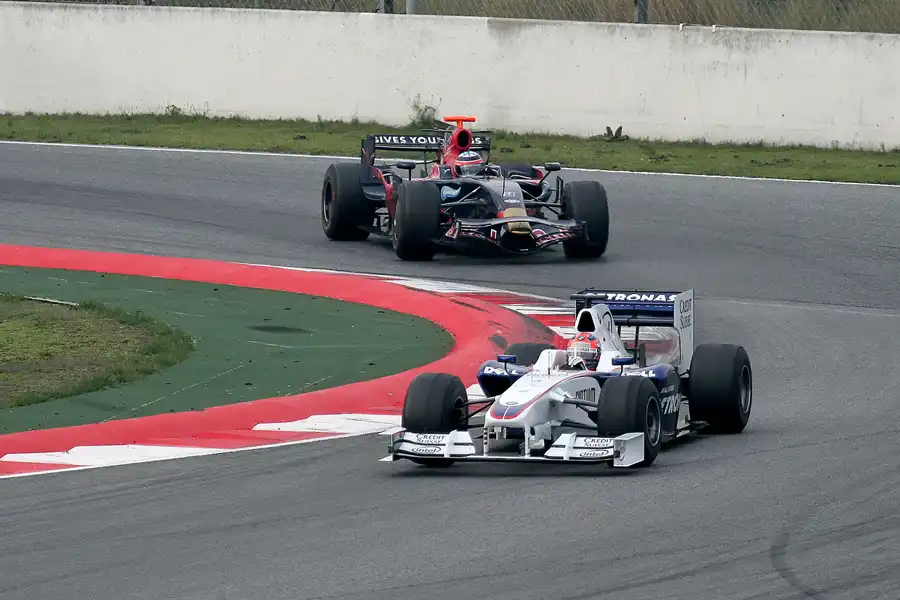 020 | 2008 | Barcelona | BMW Sauber-BMW F1.08B | Robert Kubica + Toro Rosso STR3 | Takuma Sato | © carsten riede fotografie