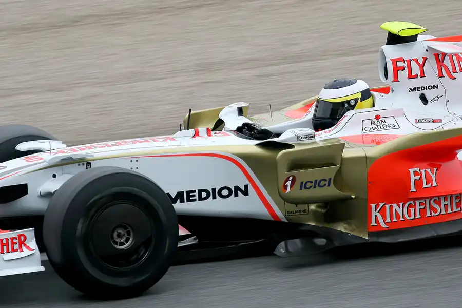 036 | 2008 | Barcelona | Force India-Ferrari VJM01 | Pedro De La Rosa | © carsten riede fotografie