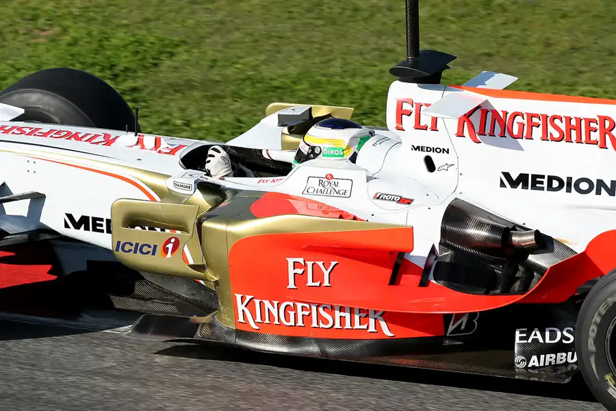 044 | 2008 | Barcelona | Force India-Ferrari VJM01 | Giancarlo Fisichella | © carsten riede fotografie