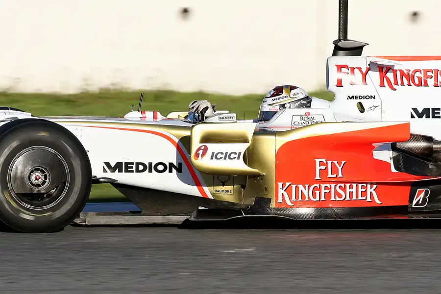 053 | 2008 | Barcelona | Force India-Ferrari VJM01 | Adrian Sutil | © carsten riede fotografie