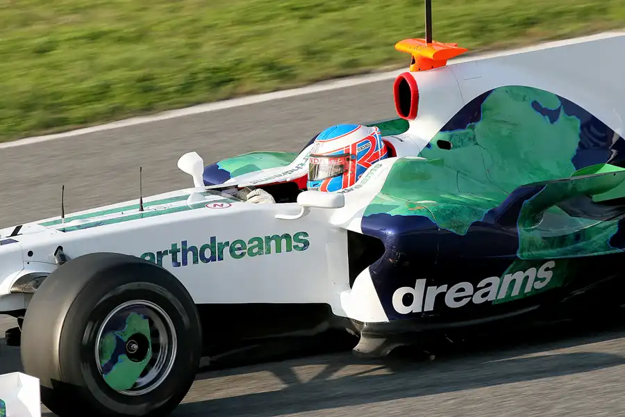 063 | 2008 | Barcelona | Honda RA108 | Jenson Button | © carsten riede fotografie