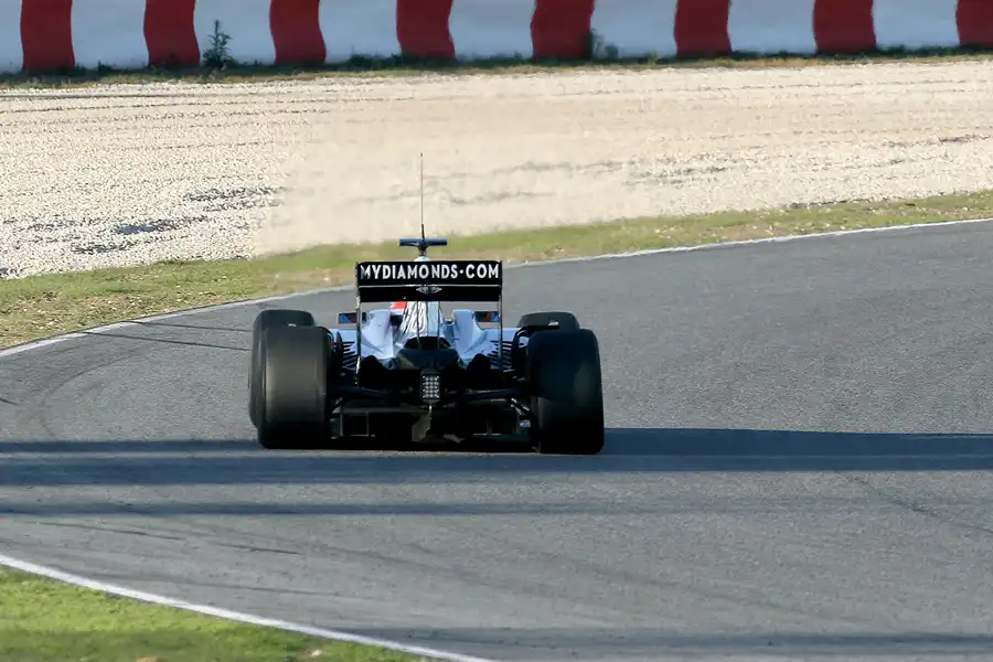 156 | 2008 | Barcelona | Williams-Toyota FW30B | Nico Hülkenberg | © carsten riede fotografie