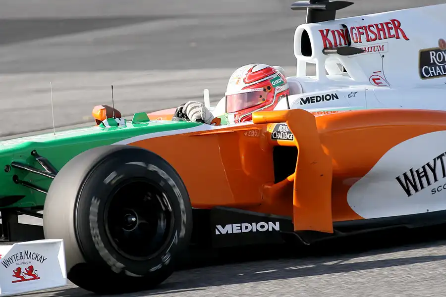 041 | 2010 | Barcelona | Force India-Mercedes Benz VJM03 | Vitantonio Liuzzi | © carsten riede fotografie