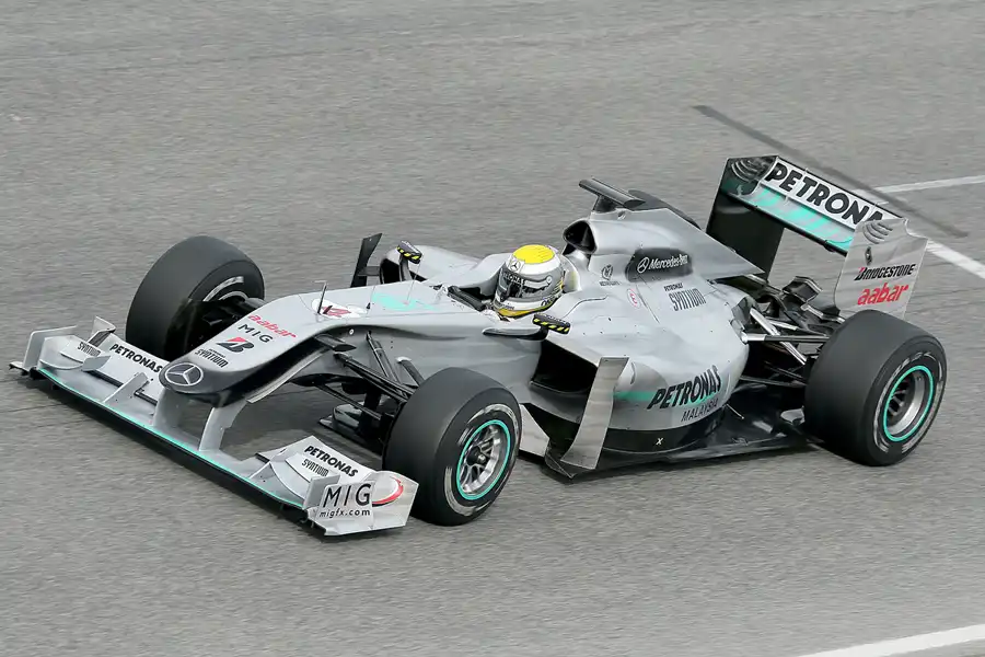 097 | 2010 | Barcelona | Mercedes Benz W01 | Nico Rosberg | © carsten riede fotografie