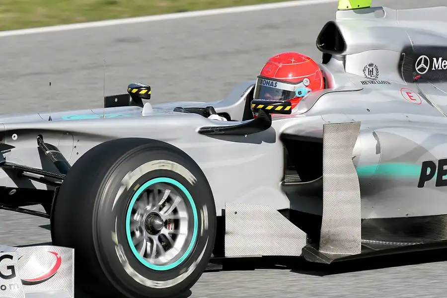 104 | 2010 | Barcelona | Mercedes Benz W01 | Michael Schumacher | © carsten riede fotografie