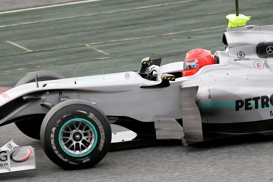110 | 2010 | Barcelona | Mercedes Benz W01 | Michael Schumacher | © carsten riede fotografie