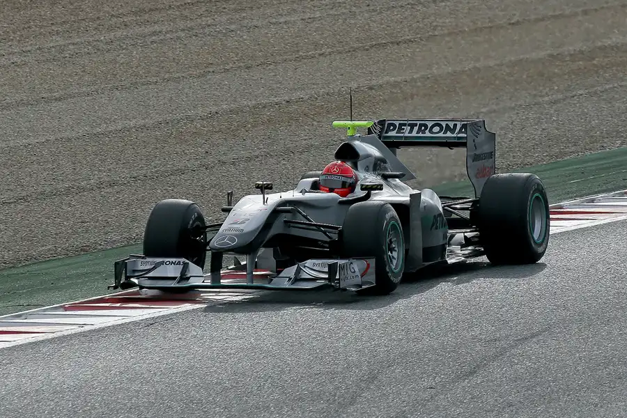 111 | 2010 | Barcelona | Mercedes Benz W01 | Michael Schumacher | © carsten riede fotografie