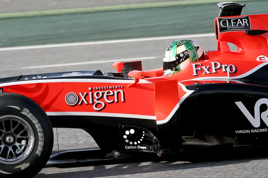 167 | 2010 | Barcelona | Virgin-Cosworth VR-01 | Lucas Di Grassi | © carsten riede fotografie