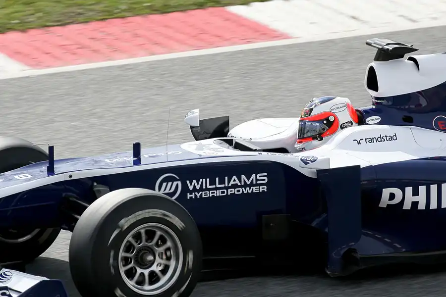 198 | 2010 | Barcelona | Williams-Cosworth FW32 | Rubens Barrichello | © carsten riede fotografie