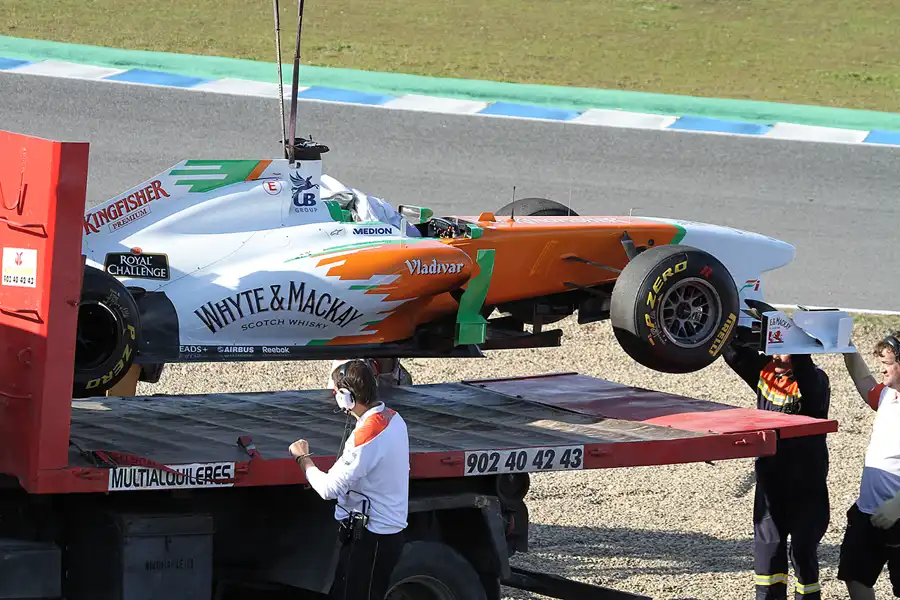 027 | 2011 | Jerez De La Frontera | Force India-Mercedes Benz VJM04 | Paul Di Resta | © carsten riede fotografie