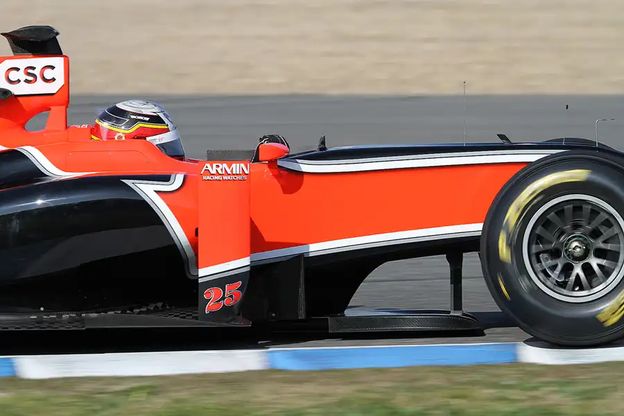 057 | 2011 | Jerez De La Frontera | Marussia Virgin-Cosworth MVR-02 | Jerome D`Ambrosio | © carsten riede fotografie